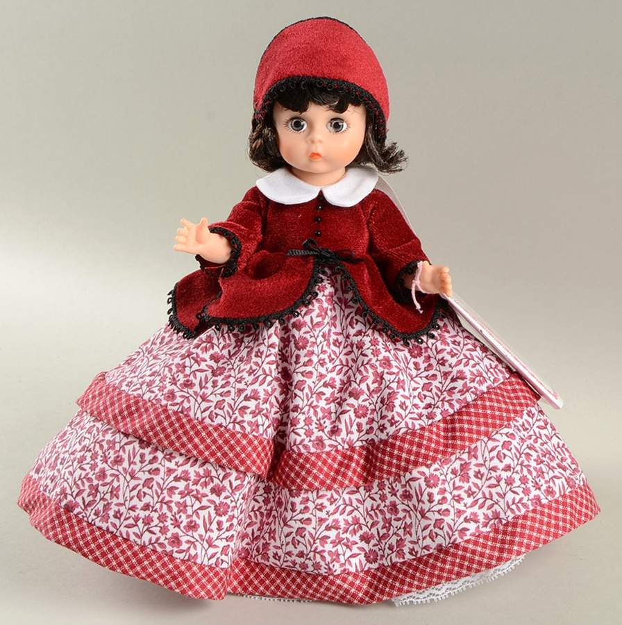 Little Women Marme-Red Hat And Dress - No Box by Madame Alexander-1