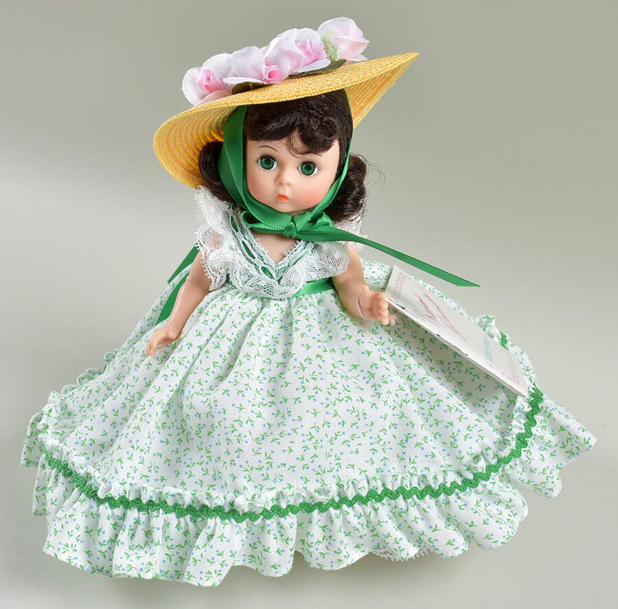 Scarlett Series Scarlett-Green Floral Dress - With Box by Madame Alexander-1