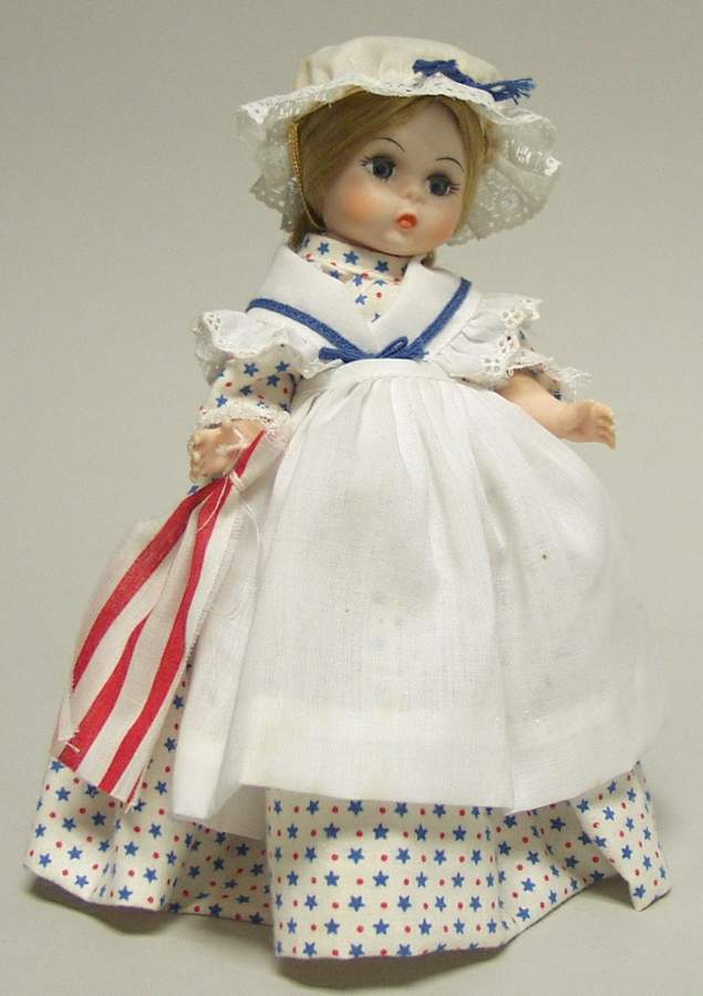 Storybook-Doll Betsy Ross - Star Print Dress - No Box by Madame Alexander-1
