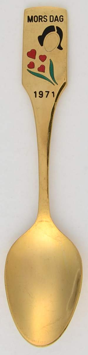 Mother's Day Spoon-Goldplate 1971 - No Box by Meka-1