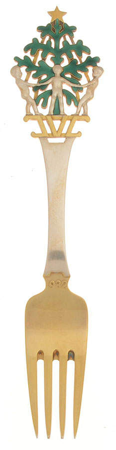 Christmas Fork Children Around The Christmas Tree - Boxed by Anton Michelsen-1