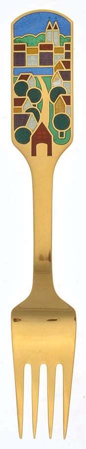 Christmas Fork Christmas Village - Boxed by Anton Michelsen-1