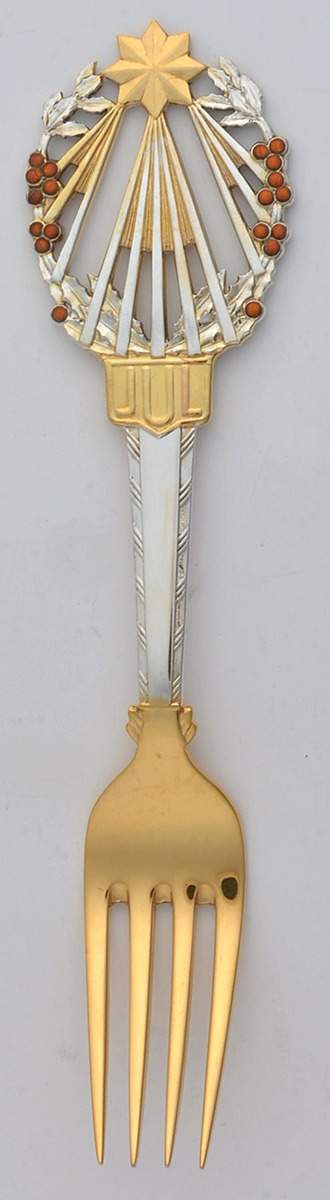 Christmas Fork Holly - Boxed by Anton Michelsen-1