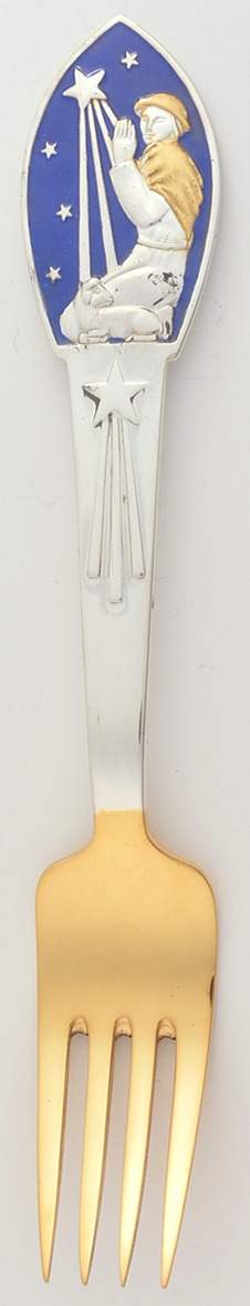 Christmas Fork Kneeling Shepherd - Boxed by Anton Michelsen-1