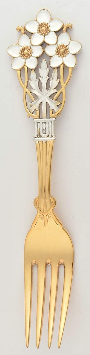 Christmas Fork Christmas Rose - Boxed by Anton Michelsen-1