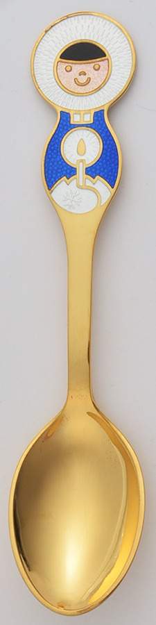 Christmas Spoon Greenlander - With Box by Anton Michelsen-1