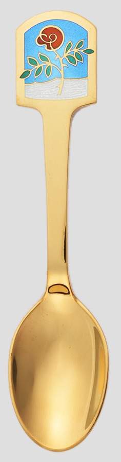 Christmas Spoon Winter Rose - Boxed by Anton Michelsen-1