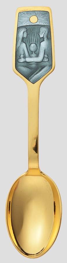 Christmas Spoon Solstice And Family - Boxed by Anton Michelsen-1