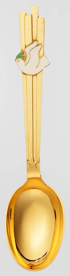 Christmas Spoon Dove Of Peace - No Box by Anton Michelsen-1