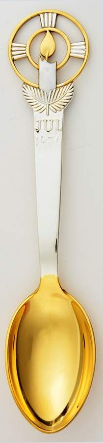 Christmas Spoon Christmas Candle - No Box by Anton Michelsen-1