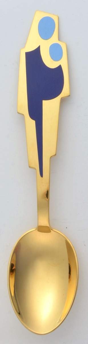 Christmas Spoon Madonna And Child - With Box 53 by Anton Michelsen-1