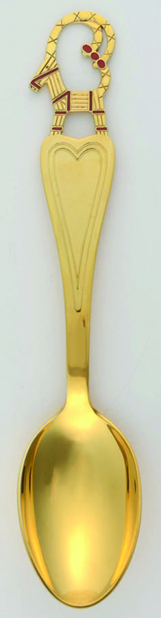 Christmas Spoon Christmas Ram - No Box by Anton Michelsen-1
