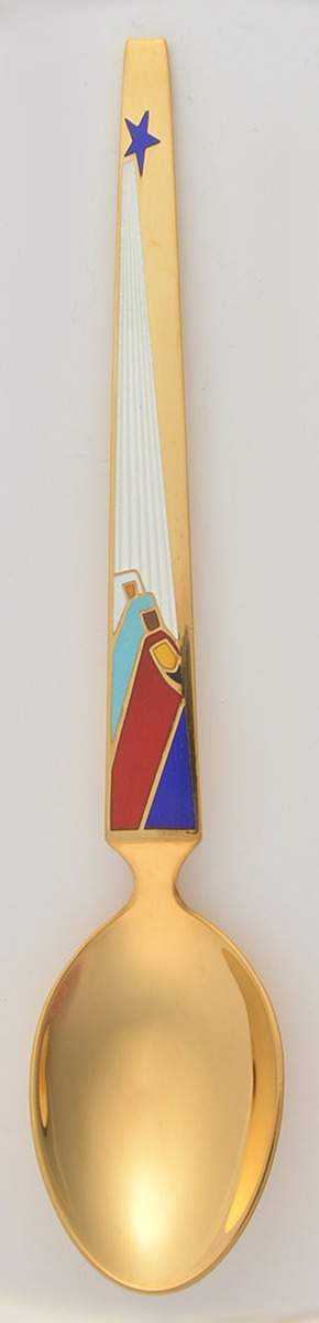 Christmas Spoon Wise Men From The East - With Box by Anton Michelsen-1