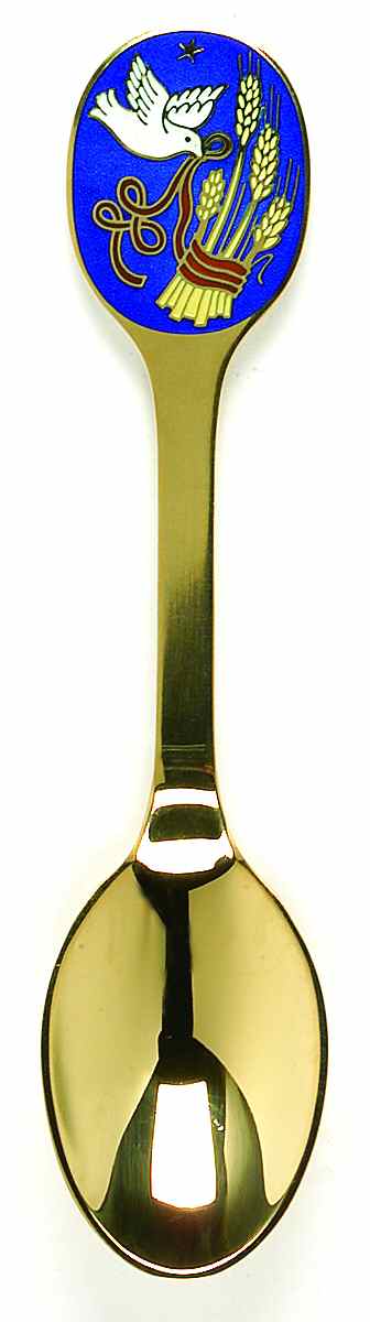 Christmas Spoon Bird Sheaf - Boxed by Anton Michelsen-1