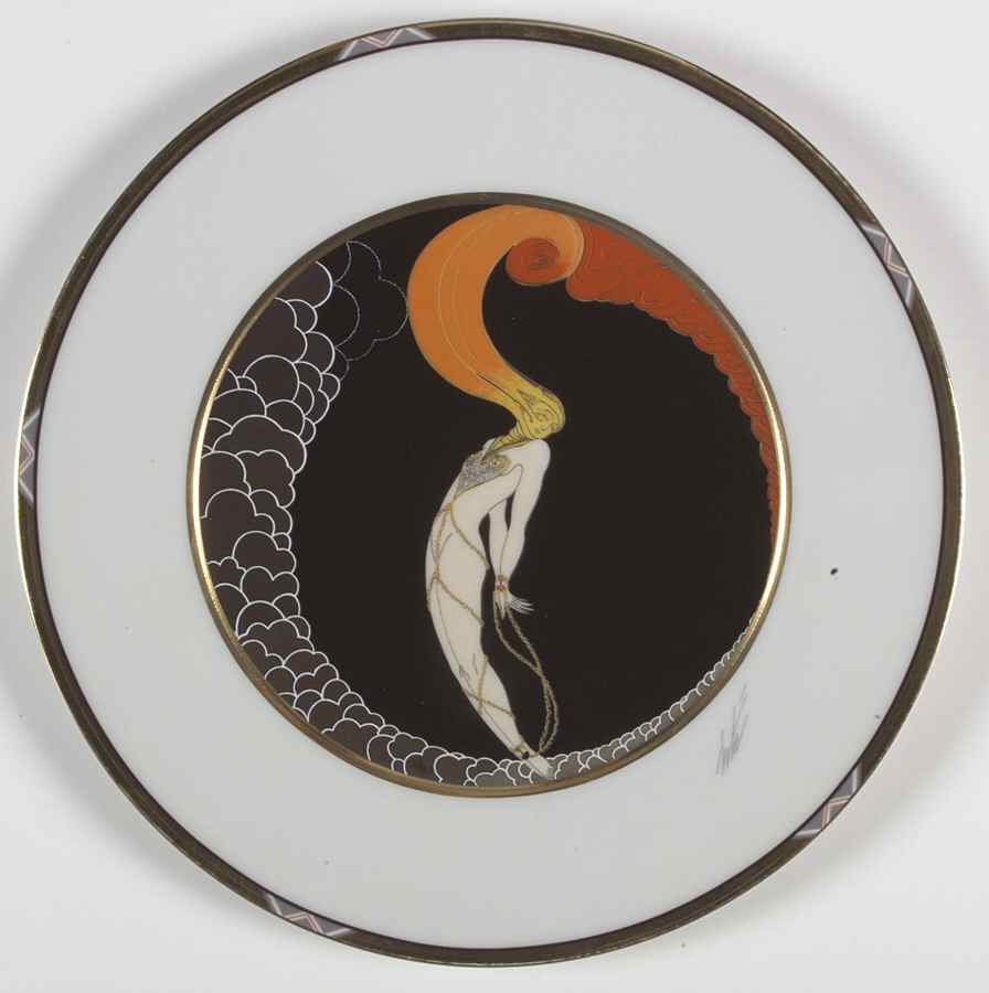 Erte' Plates L'Amour - No Box by Mikasa-1