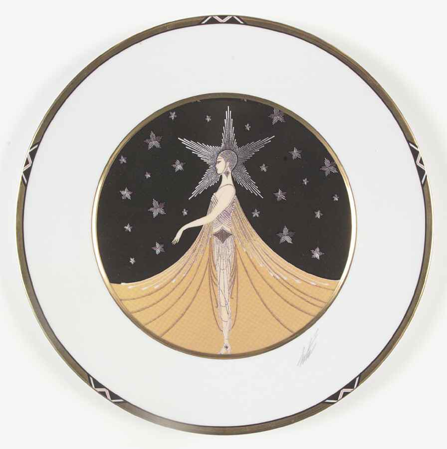 Erte' Plates New York, New York - Boxed by Mikasa-1