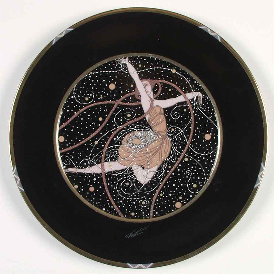 Erte' Plates Ondee - Boxed by Mikasa-1