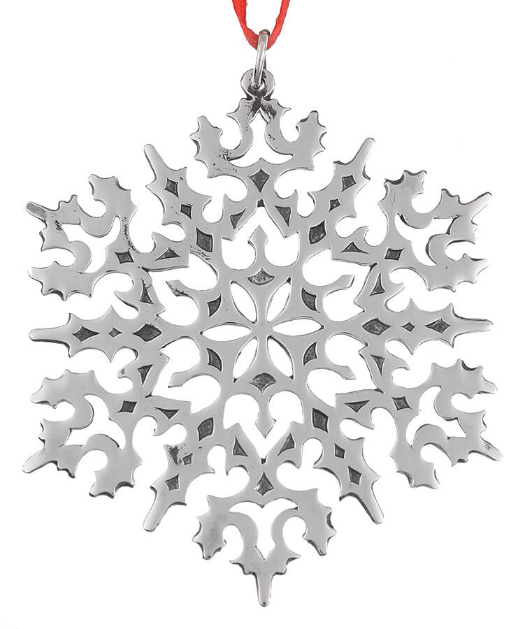 Snowflake-Sterling Silver 1975-Snowflake By Lance Hidy - Boxed by Metropolitan Museum-1