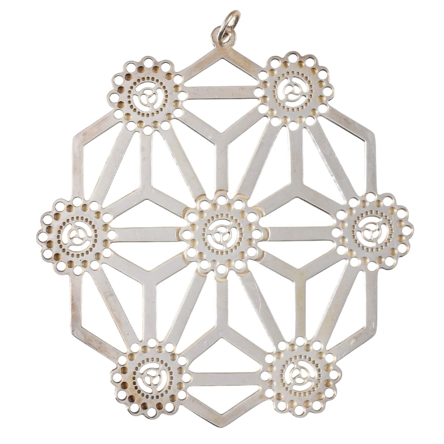 Snowflake-Sterling Silver 1986-Japanese Snowflake - No Box by Metropolitan Museum-1