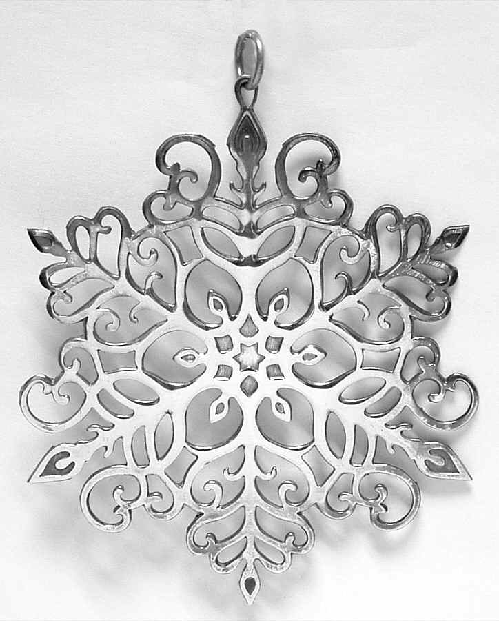 Snowflake-Sterling Silver 1976-Snowflake By Lance Hidy - No Box by Metropolitan Museum-1