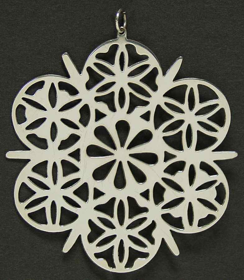 Snowflake-Sterling Silver 1984-Snowflake 18th C. Cittern - Boxed by Metropolitan Museum-1