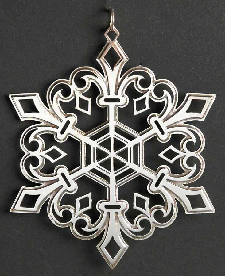 Snowflake-Sterling Silver 2000-Snowflake Rosetti - Boxed by Metropolitan Museum-1