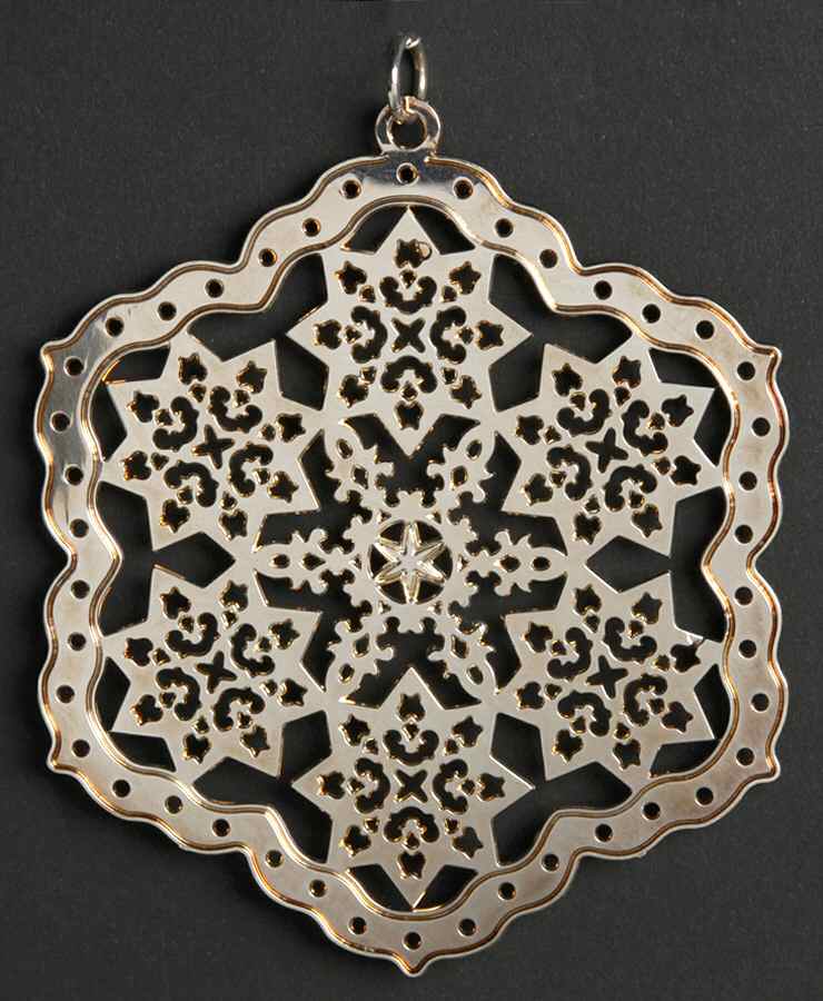 Snowflake-Sterling Silver 2003-Snowflake Qing Dynasty Ink Cake - No Box by Metropolitan Museum-1