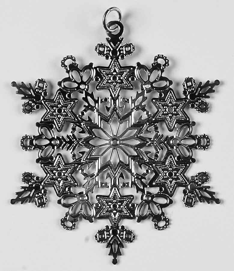 Snowflake-Sterling Silver 2008-Snowflake Burdick Card - Boxed by Metropolitan Museum-1