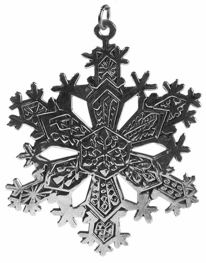 Snowflake-Sterling Silver 1971-Snowflake - With Box by Metropolitan Museum-1