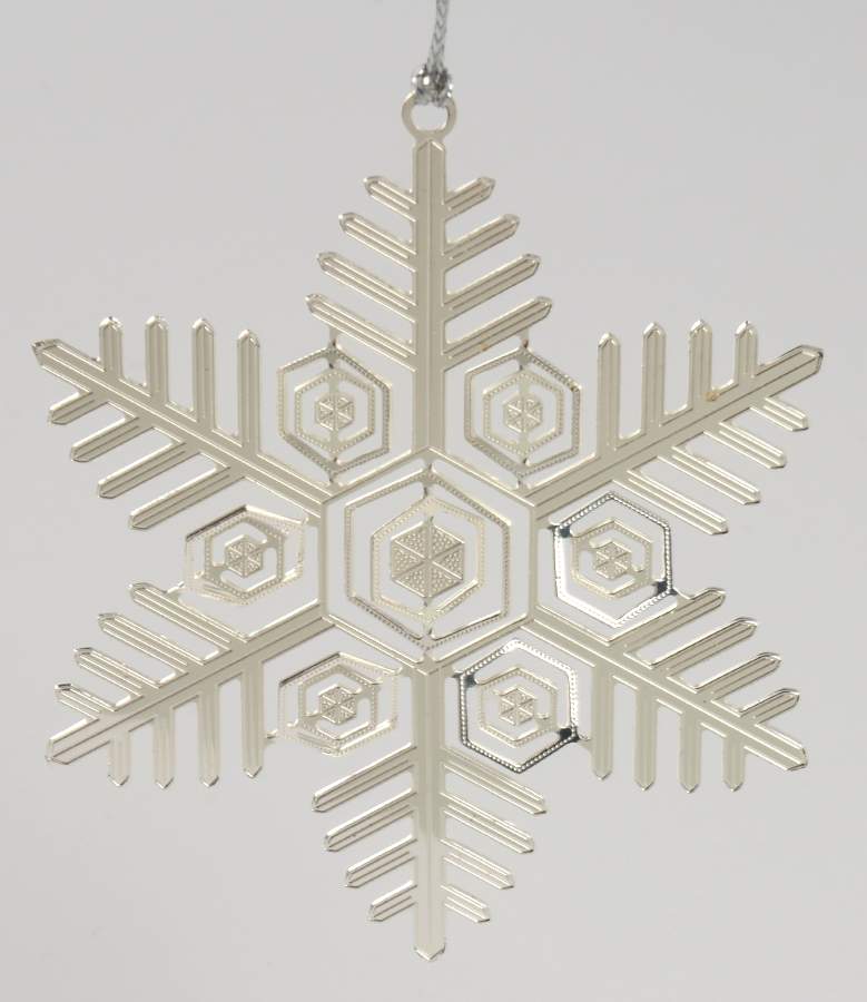 Snowflake-Sterling Silver 2010-Snowflake Bentley Photograph - Boxed by Metropolitan Museum-1