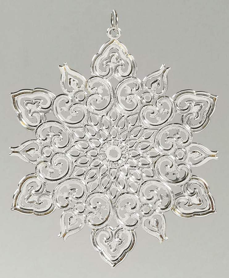Snowflake-Sterling Silver 1995-Snowflake 1863 Book Illustration - Boxed by Metropolitan Museum-1