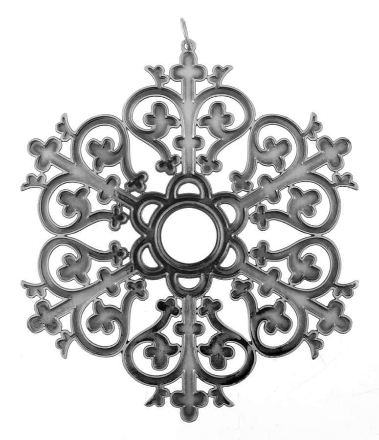 Snowflake-Silverplate 1997-Snowflake - Boxed by Metropolitan Museum-1