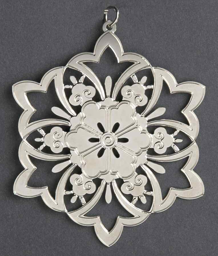 Snowflake-Silverplate 1987-Snowflake - Boxed by Metropolitan Museum-1