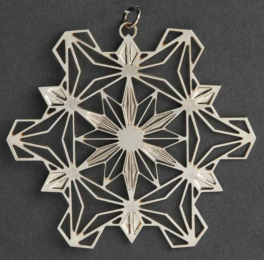 Snowflake-Silverplate 1989-Snowflake - Boxed by Metropolitan Museum-1