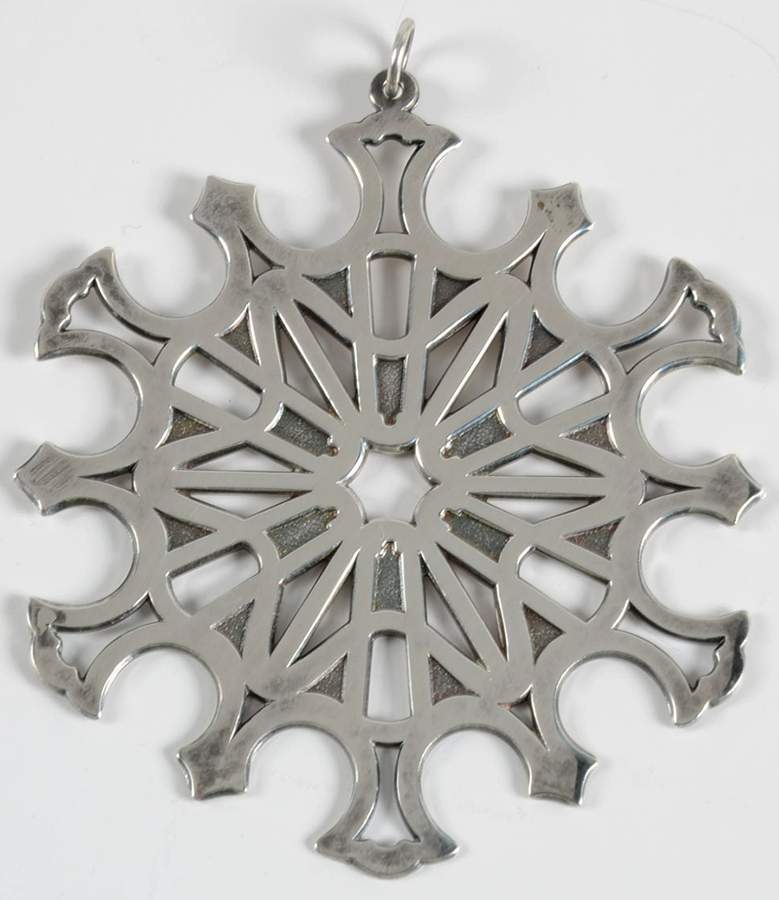 Snowflake-Silverplate 1978-Snowflake - Boxed by Metropolitan Museum-1