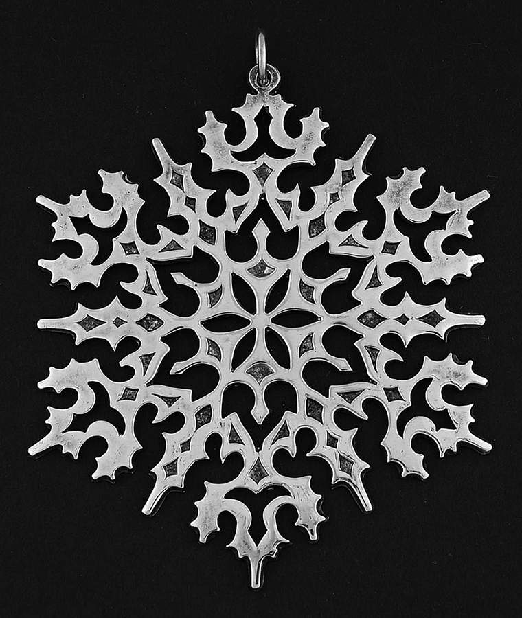 Snowflake-Silverplate 1975-Snowflake - Boxed by Metropolitan Museum-1