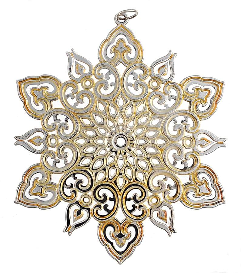 Snowflake-Silverplate 1995-Snowflake - Boxed by Metropolitan Museum-1