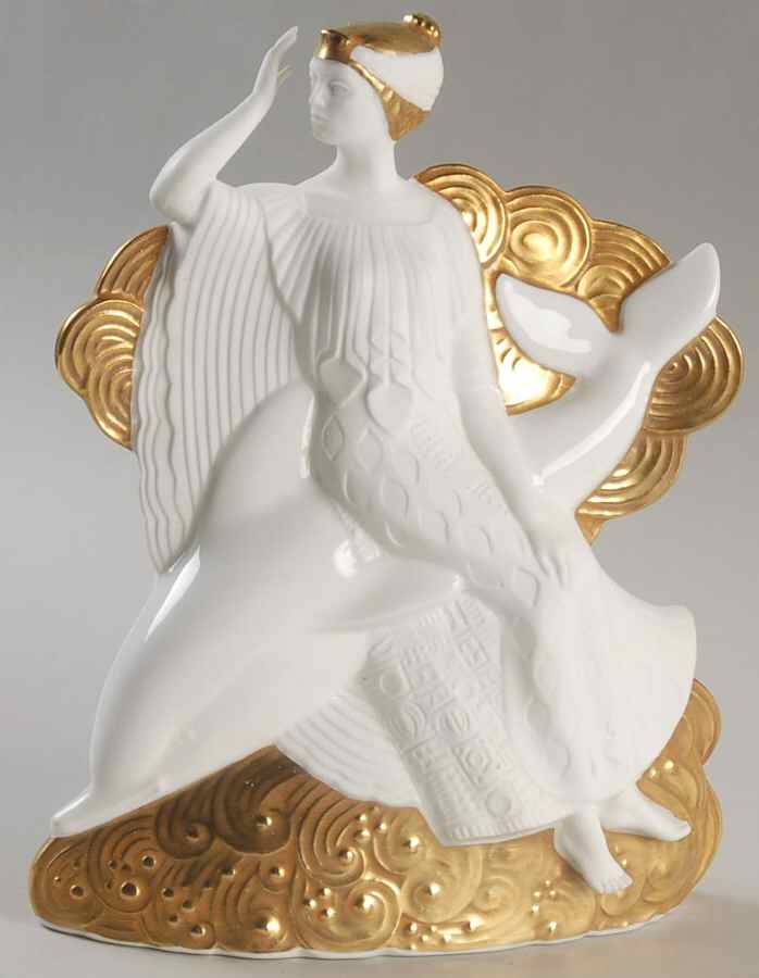 Minton Figurines Amphitrite And The Dolphin-Gold - No Box by Minton-1