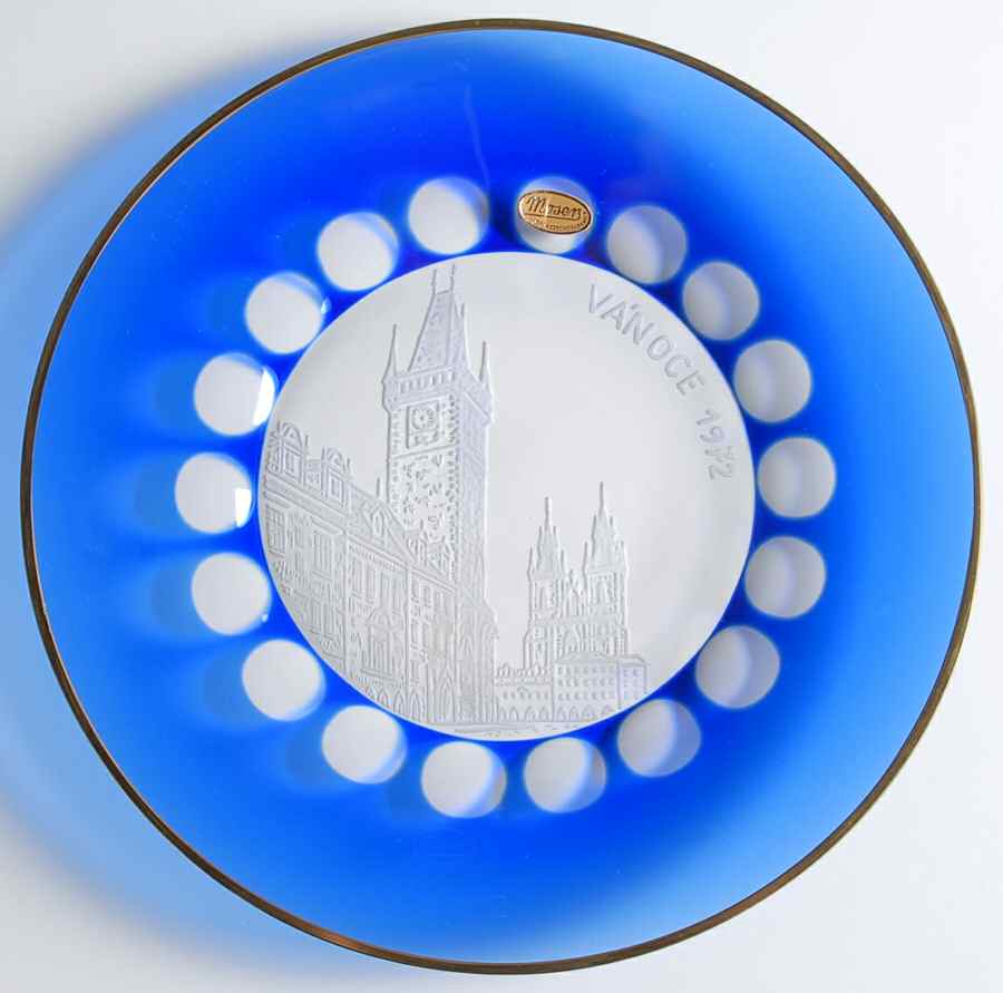 Christmas Plate Old Town Hall - Boxed by Moser-1