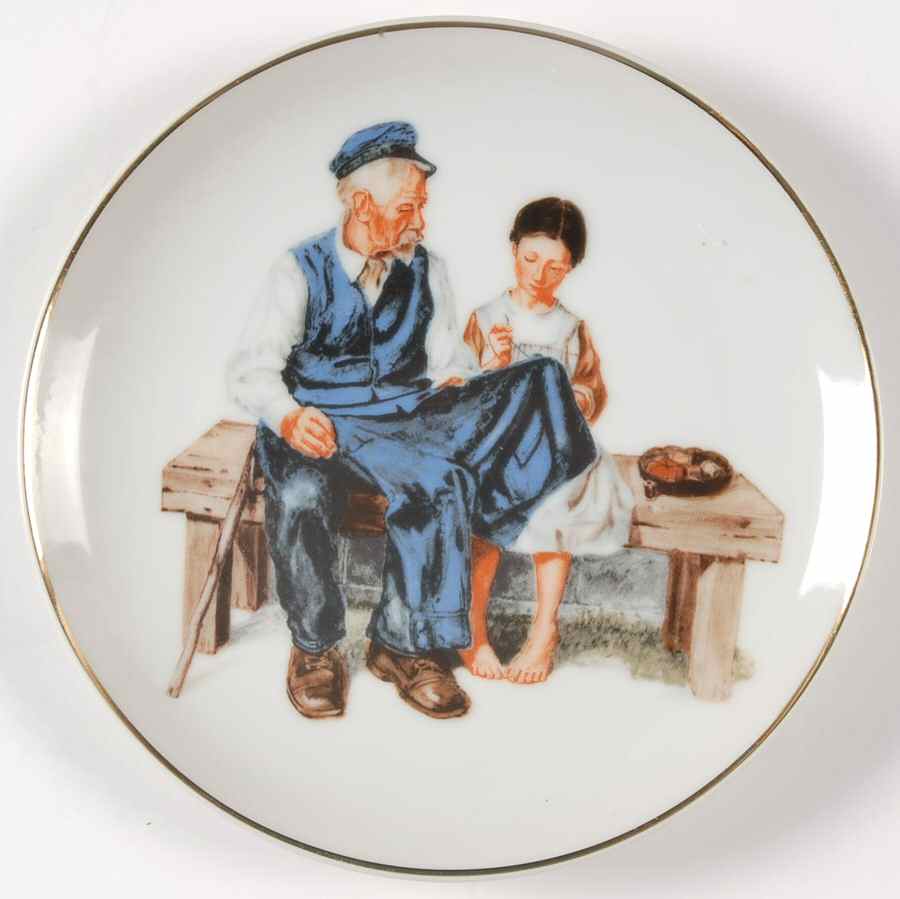 Museum Collections Plate-Rockwell The Lighthouse Keeper's Daughter - No Box by Museum Collections-1