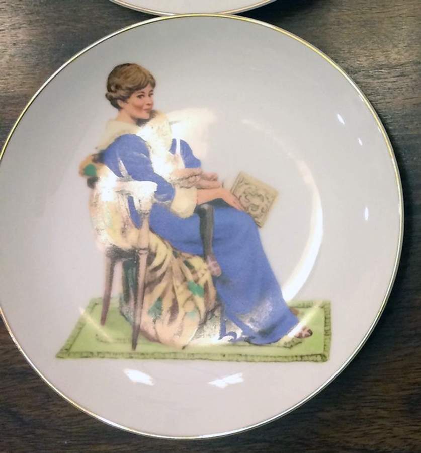 Museum Collections Plate-Rockwell Bedtime - Boxed by Museum Collections-1
