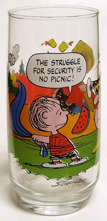 Camp Snoopy-Glassware Struggle For Security - No Box by McDonalds-1