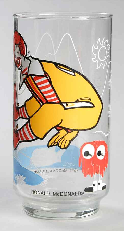Action Series-Glassware Ronald McDonald - No Box by McDonalds-1