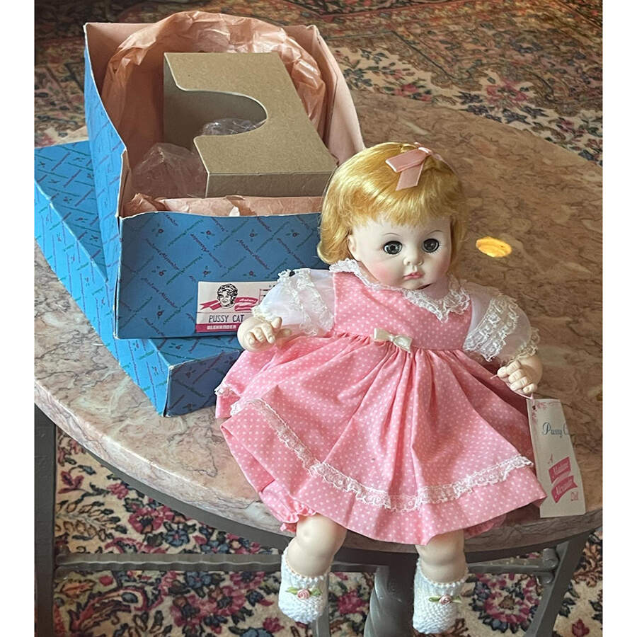 Babies-Doll Pussy Cat-Pink Dress - Boxed by Madame Alexander-1