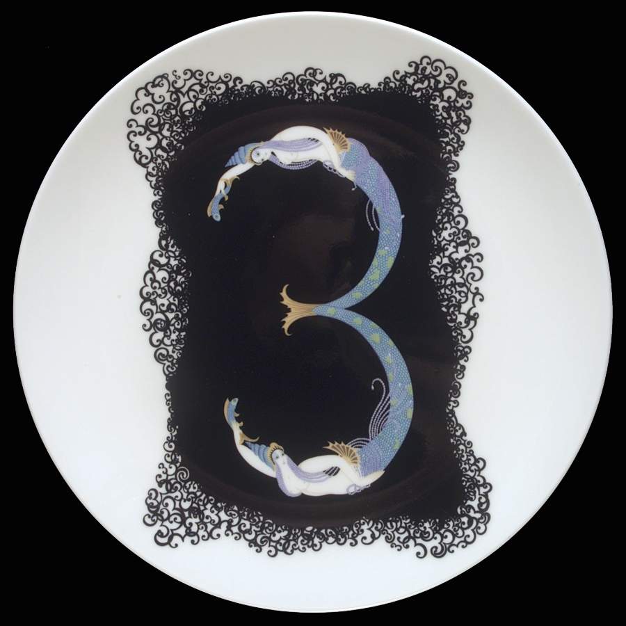 Erte' Collectible Giftware The Numerals 3 - Boxed by Mikasa-1