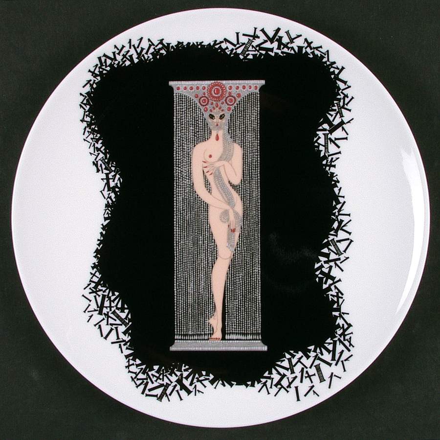 Erte' Collectible Giftware The Numerals 1 - Boxed by Mikasa-1