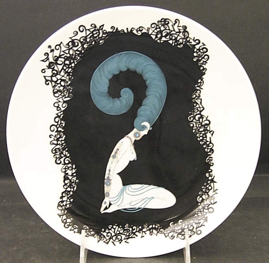 Erte' Collectible Giftware The Numerals 2 - Boxed by Mikasa-1