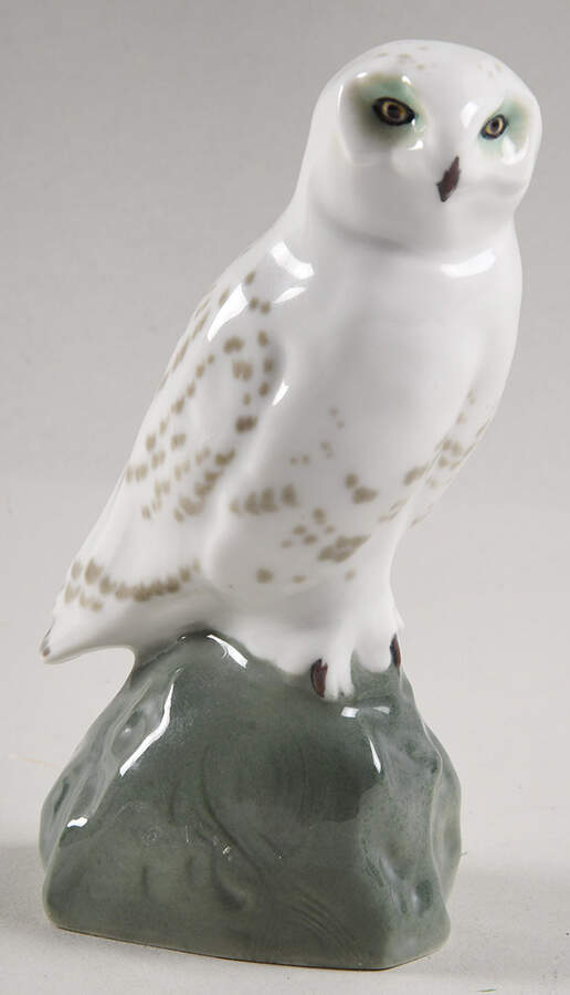 Meissen Figurines & Giftware Snowy Owl - No Box by Meissen (Germany)-1