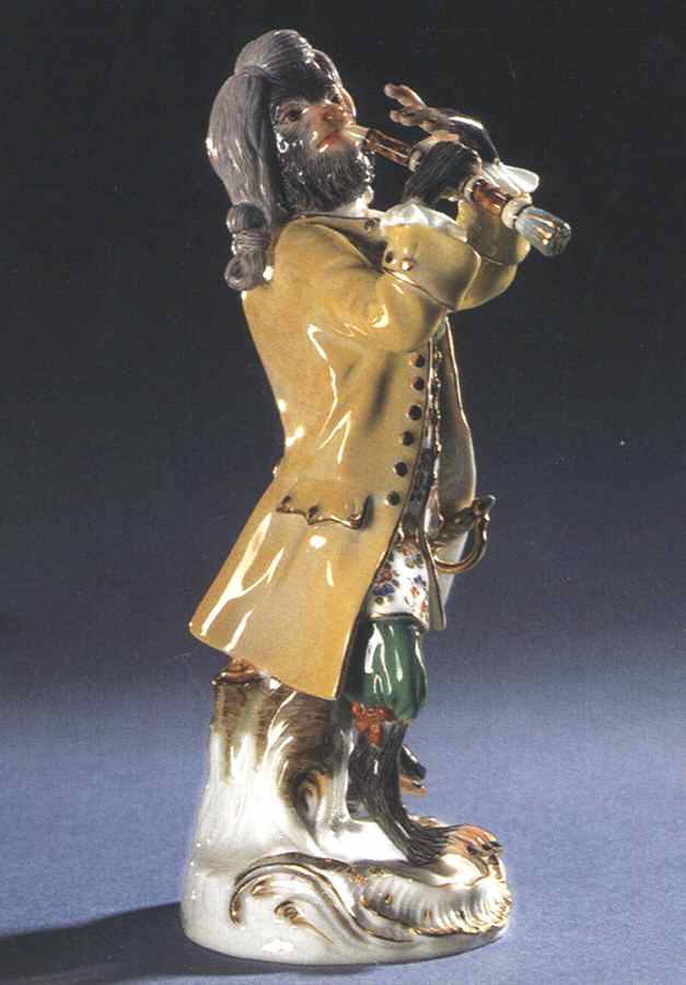 Monkey Band-Meissen Clarinetist - No Box by Meissen (Germany)-1