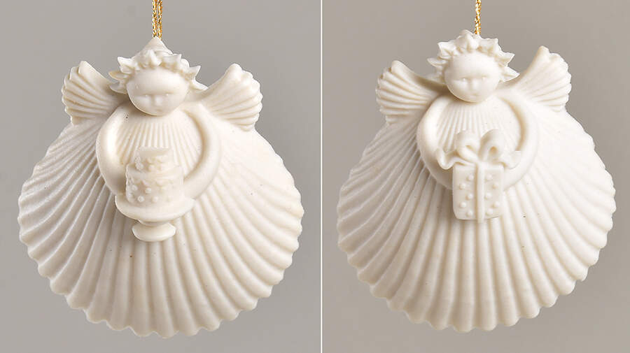 Margaret Furlong Ornaments Celebration Cherubs-Pair-Angels - Boxed by Margaret Furlong-1